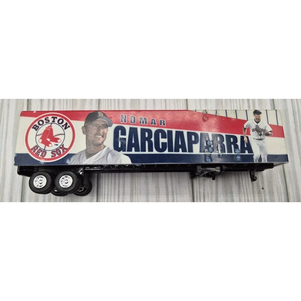 2 Vintage Boston Red Sox Fleer Team Collectibles Nomar Manny Tractor Trailer 1:8
